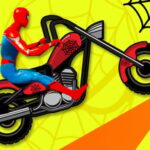 Motocicletă Spiderman